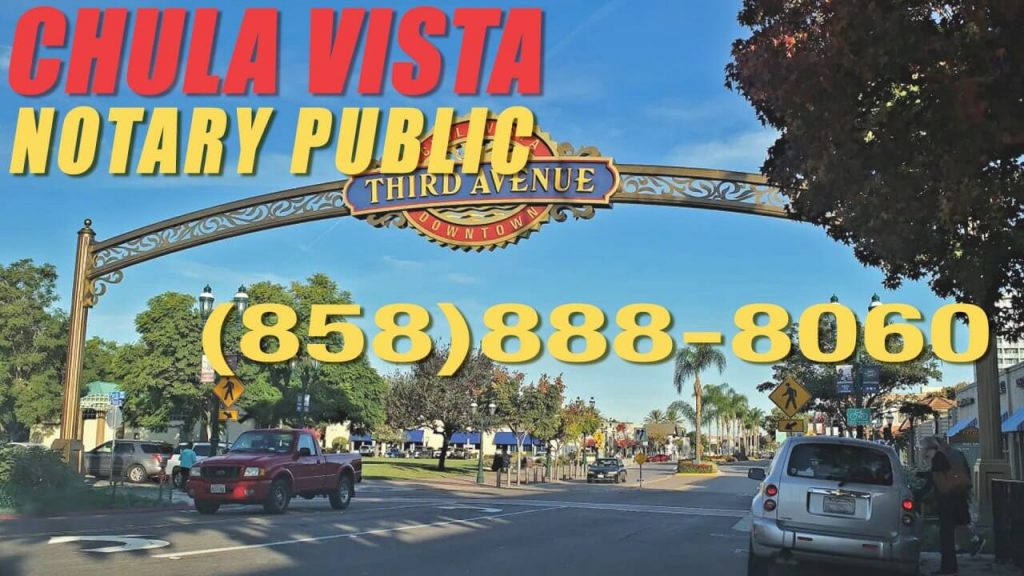 Chula Vista mobile notary and apostille services