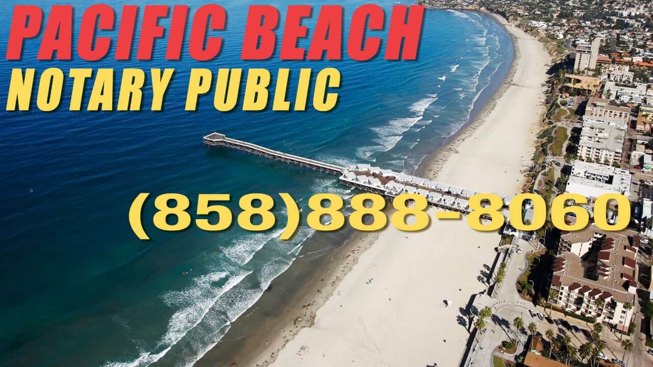 Pacific Beach mobile notary and apostille services