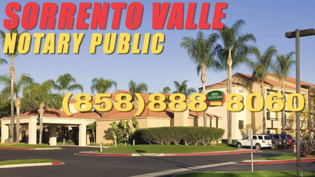 Sorrento Valley Mobile Notary and Apostille Services