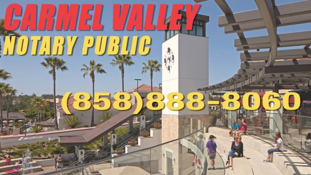 Carmel Valley Mobile Notary and Apostille Services