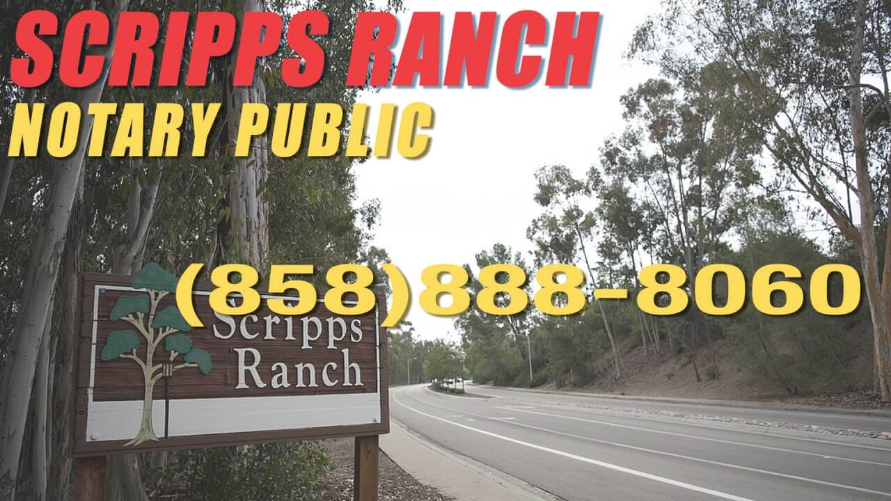 Scripps Ranch mobile notary and apostille services
